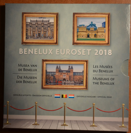 BeNeLux 2018 - sada 24 euromincí (BU)