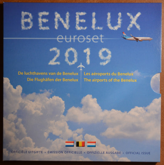BeNeLux 2019 - sada 24 euromincí (BU)