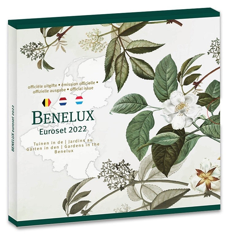 BeNeLux 2022 - sada 24 euromincí (BU)