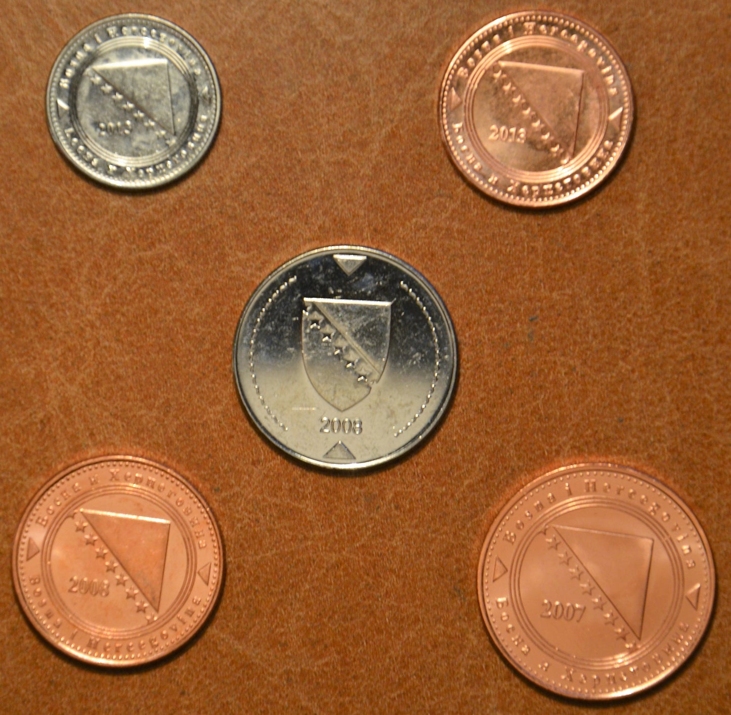 Bosnia Hercegovina 5 mincí 2007-2013 (UNC)