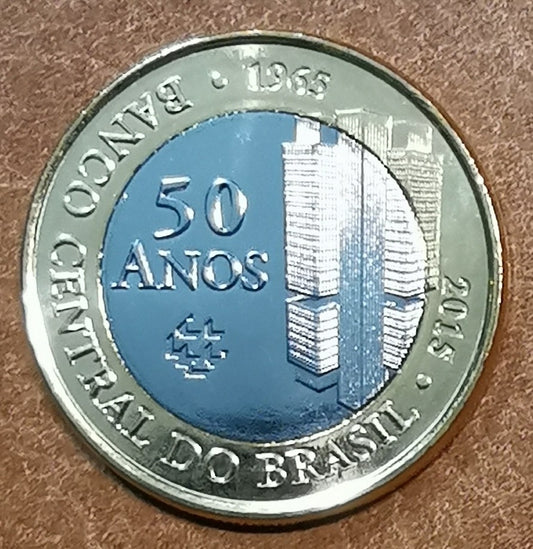 Brazília 1 Real 2015 (UNC)