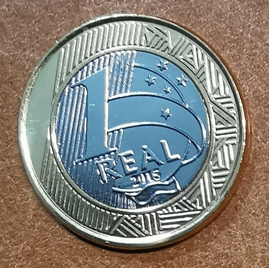 Brazília 1 Real 2015 (UNC)