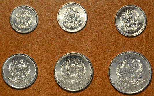 Brazília 6 mincí 1986-1988 (UNC)