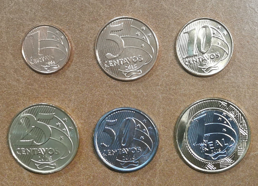 Brazília 6 mincí 1998-2018 (UNC)