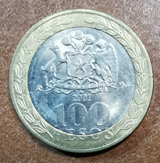 Chile 100 Pesos 2001-2016 (VF-XF)