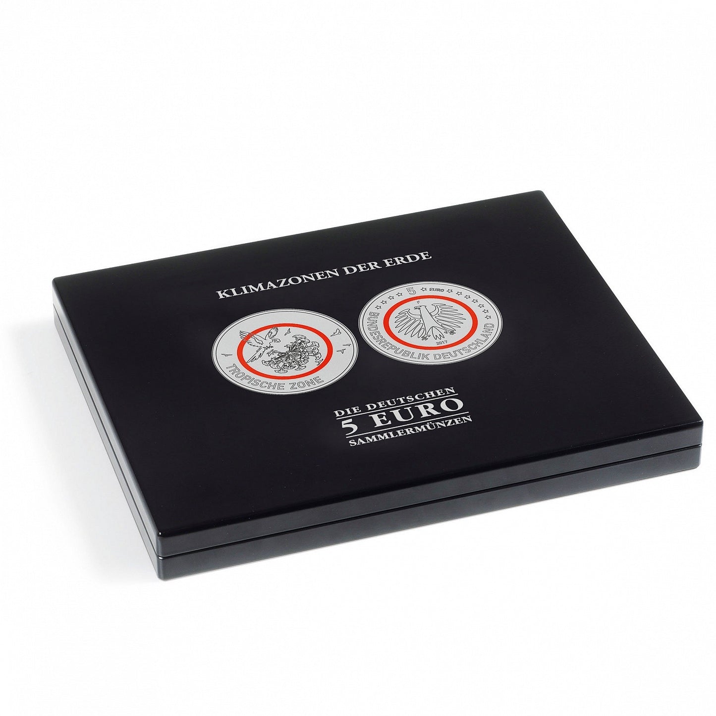Drevená kazeta na 25 ks 5 Euro mince Nemecko - Leuchtturm Volterra