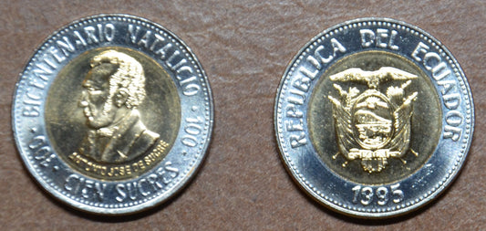 Ekvádor 100 sucres 1995 (UNC)