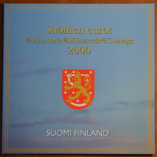 Fínsko 2000 - sada 8 mincí (BU)