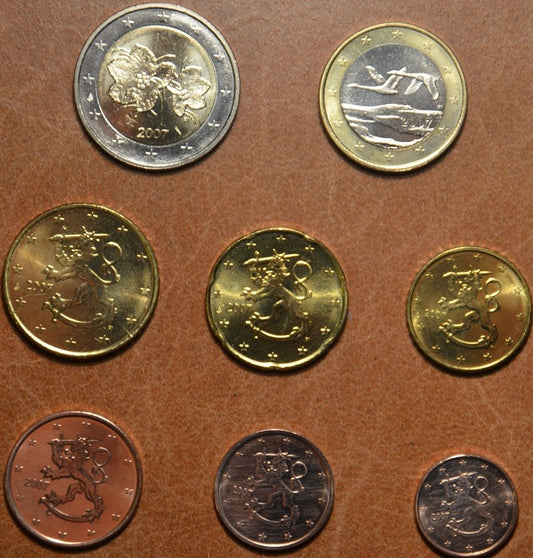 Fínsko 2007 sada 8 euromincí (UNC)