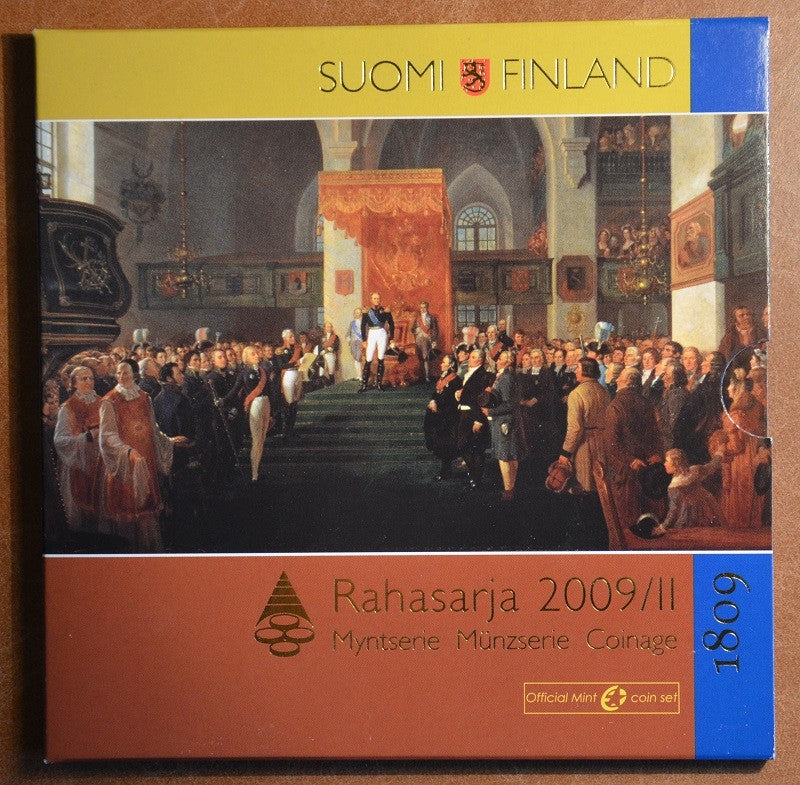 Fínsko 2009/II - sada 9 euromincí (BU)