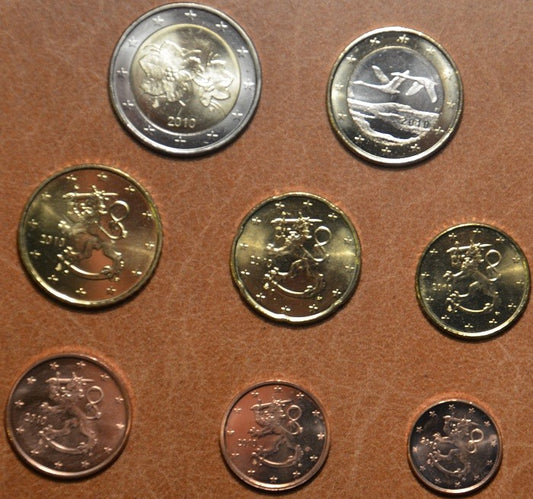 Fínsko 2010 sada 8 euromincí (UNC)