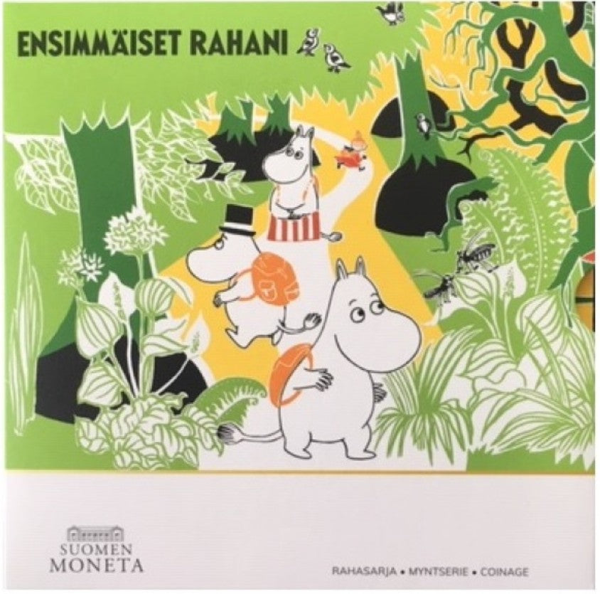 Fínsko 2021 sada 8 mincí Moomins (BU)
