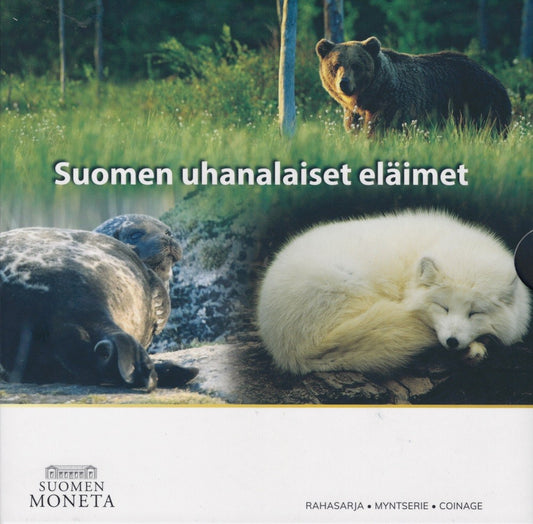 Fínsko 2023 - sada 9 euromincí - Ohrozené zvieratá Fínska (BU)