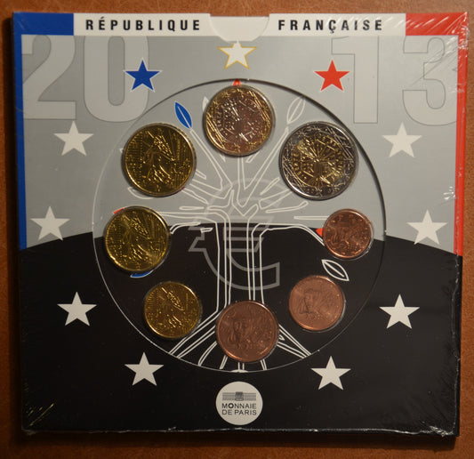 Francúzsko 2013 sada 8 euromincí (BU)