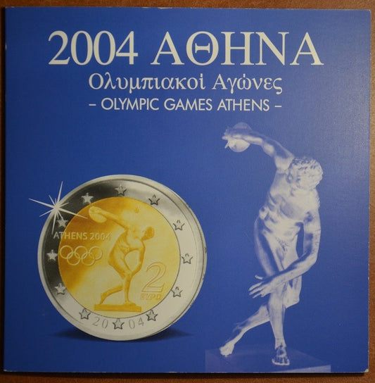 Grécko 2004 sada mincí - Olympia (BU)