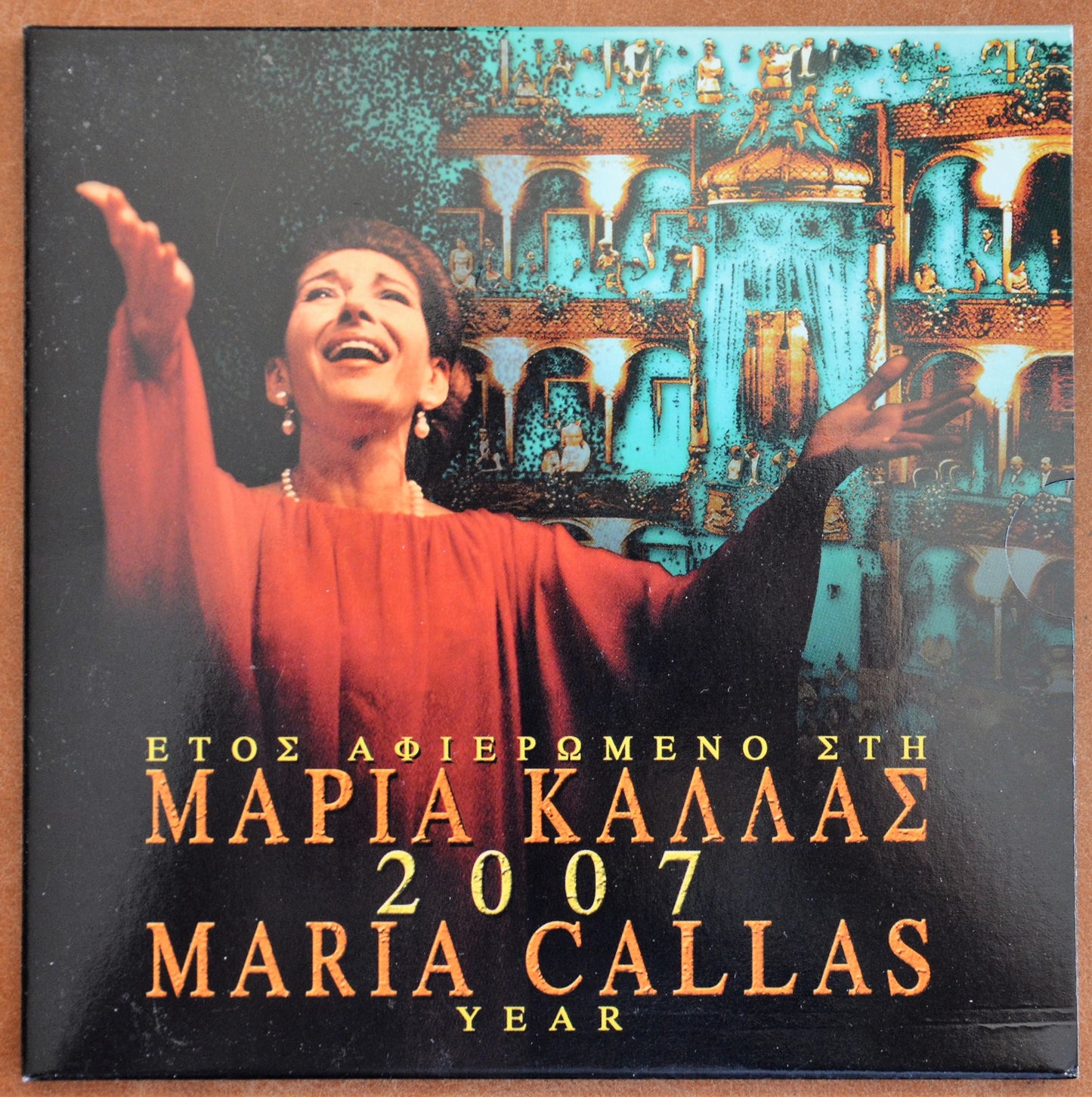 Grécko 2007 sada s mincou 10 Euro Maria Callas  (BU)