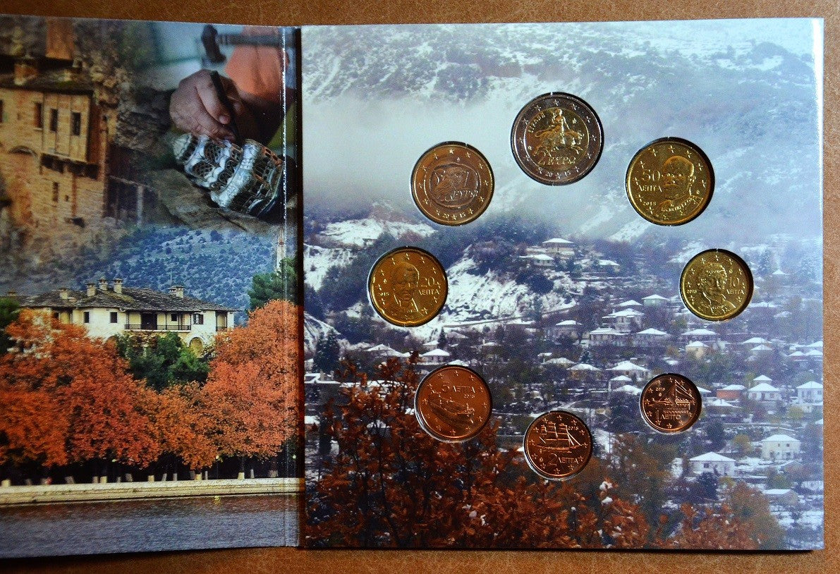 Grécko 2015 sada mincí - Epirus (BU)