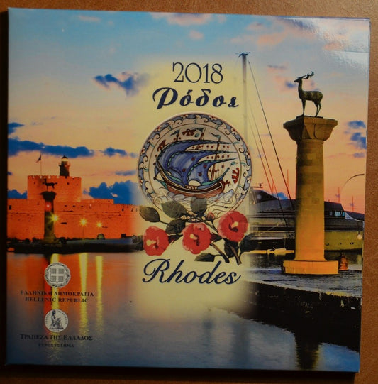 Grécko 2018 sada mincí - Rodos (BU)
