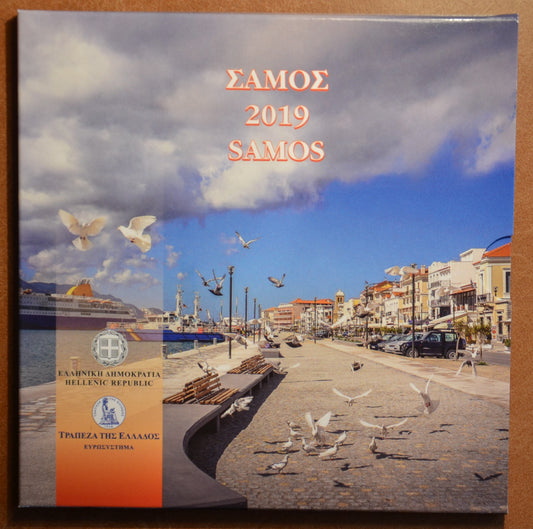 Grécko 2019 sada mincí - Samos (BU)