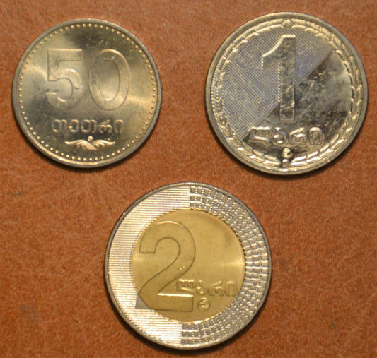 Gruzinsko 3 mince 2006 (UNC)