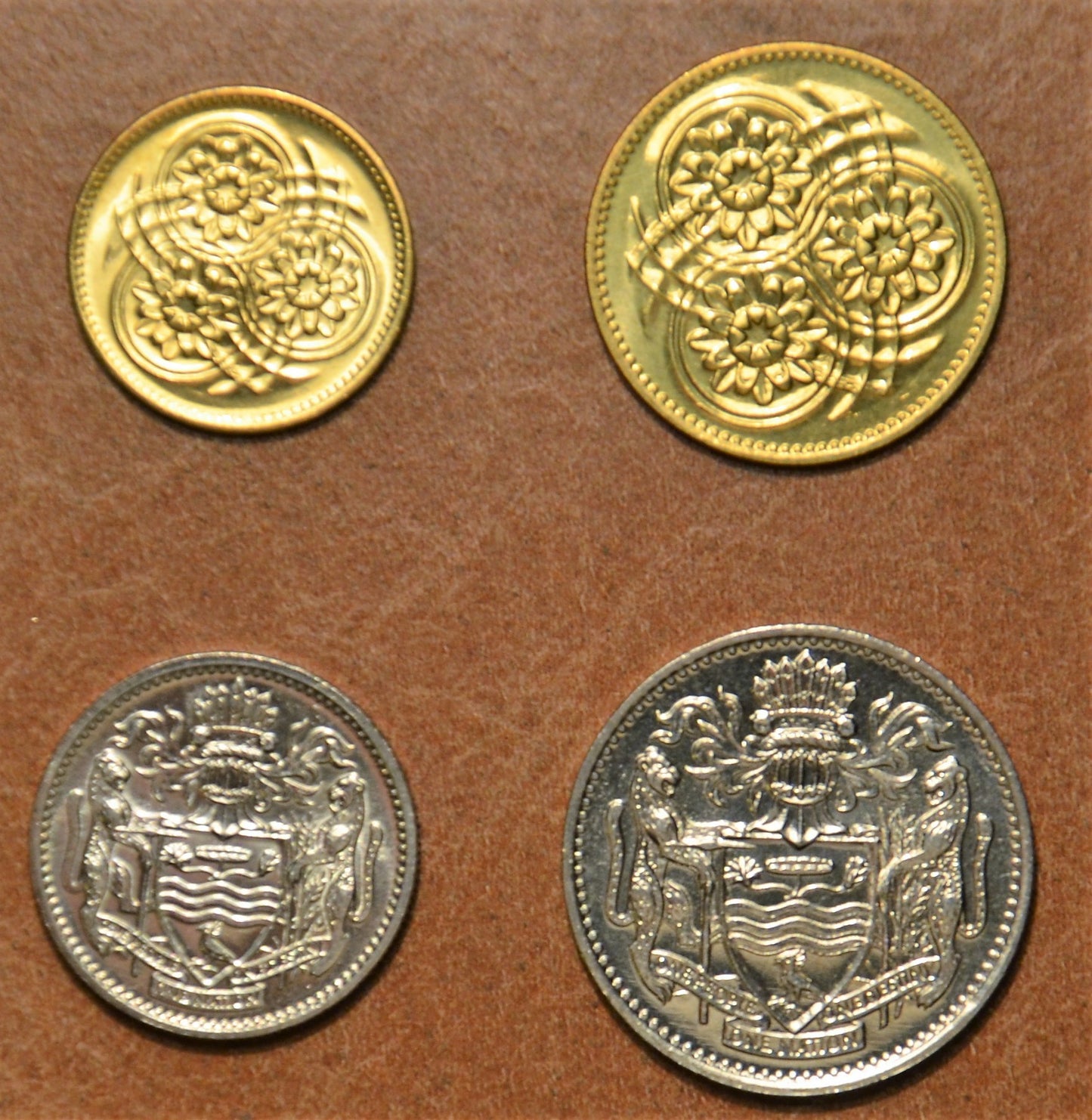 Guyana 4 mince 1990-1992 (UNC)
