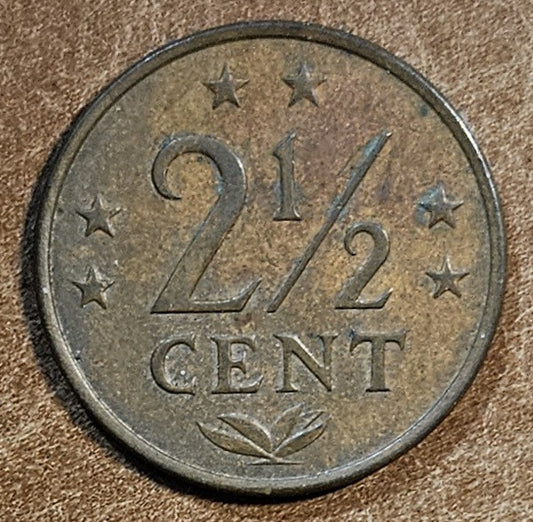 Holandske Antily 2 1/2 cent 1971 (VF)
