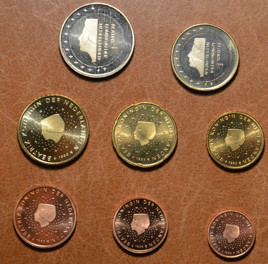 Holandsko 1999 sada 8 mincí (UNC)