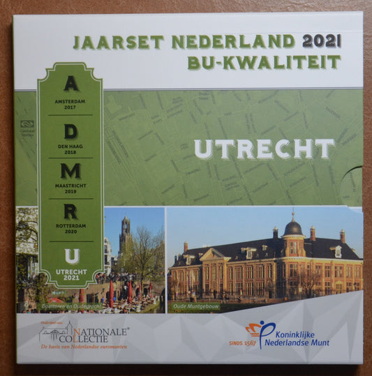 Holandsko 2021 sada 8 mincí - Utrecht (BU)