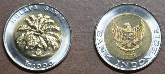 Indonézia 1000 rúpií 1993-2000 (UNC)