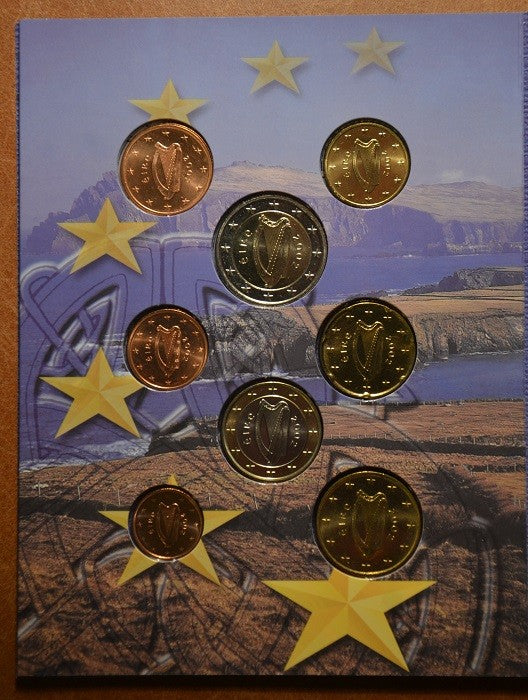 Írsko 2002 sada 8 mincí (BU)