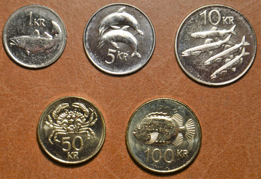 Island 5 mincí 2005-2011 (UNC)