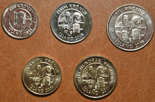 Island 5 mincí 2005-2011 (UNC)