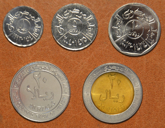 Jemen 5 mincí 1993-2006 (UNC)