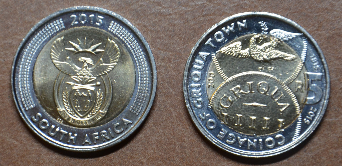 Južná Afrika 5 Rand 2015 (UNC)