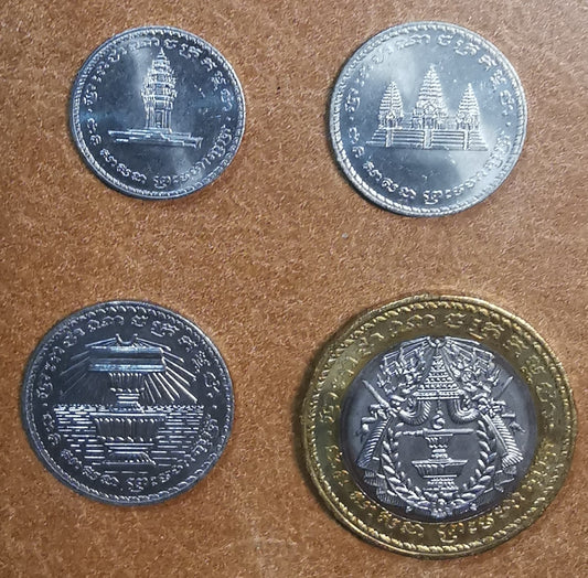 Kambodža 4 mince 1994 (UNC)