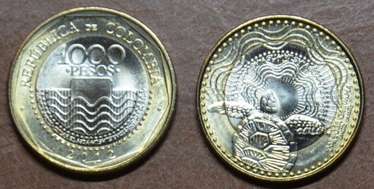 Kolumbia 1000 Pesos 2012-2015 (UNC)
