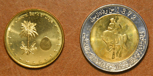 Líbya 2 mince 2004-2014 (UNC)