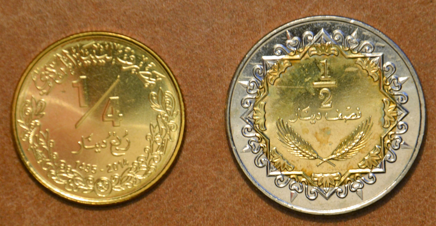 Líbya 2 mince 2004-2014 (UNC)