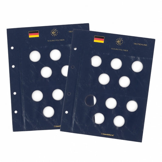 Listy do Leuchtturm Vista albumu na nemecké 10 Euro mince