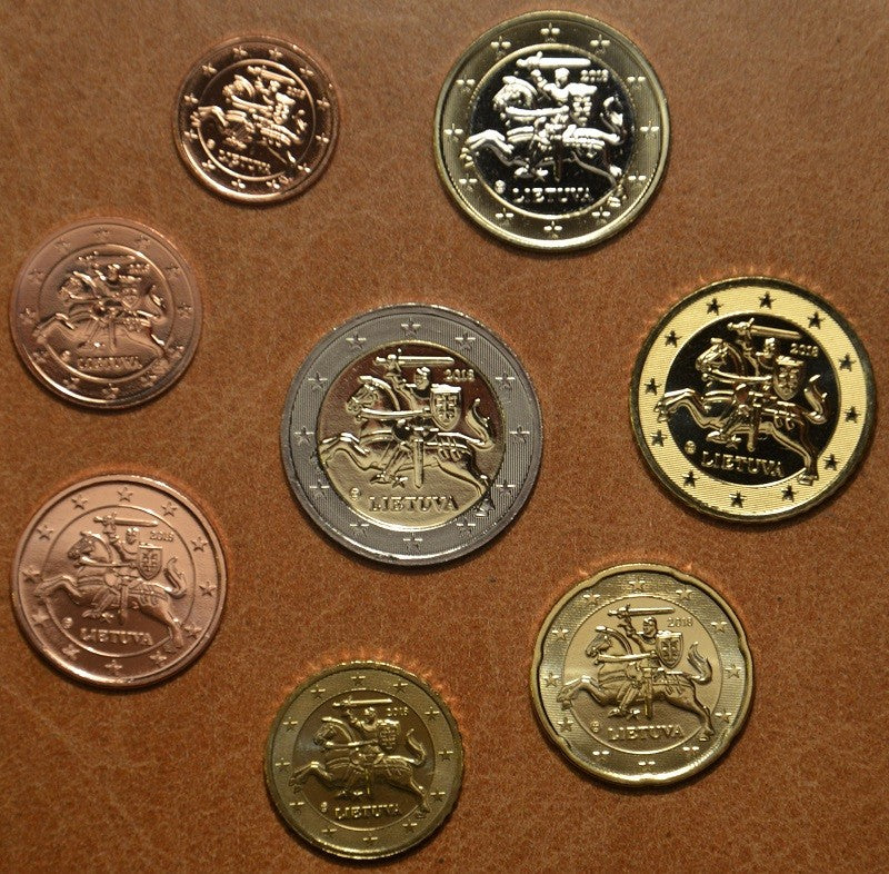 Litva 2018 sada 8 euromincí (UNC)