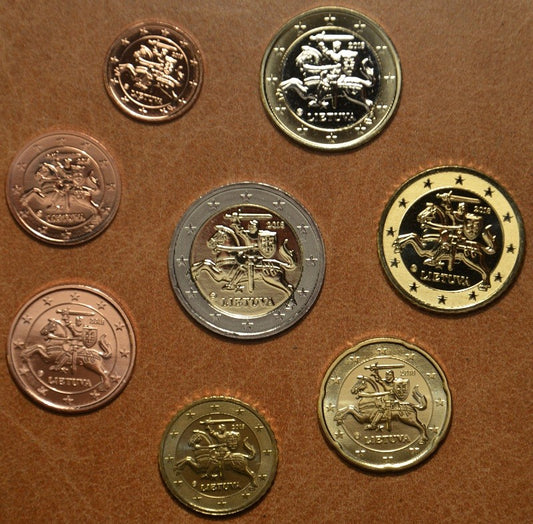 Litva 2019 sada 8 euromincí (UNC)