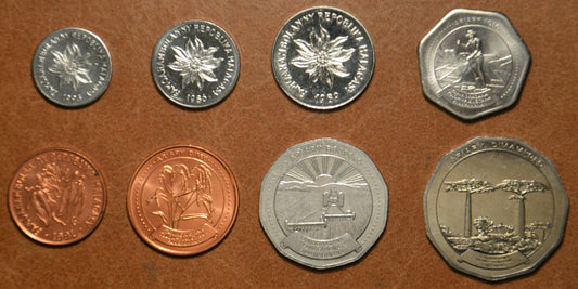 Madagaskar 8 mincí 1984-1994 (UNC)