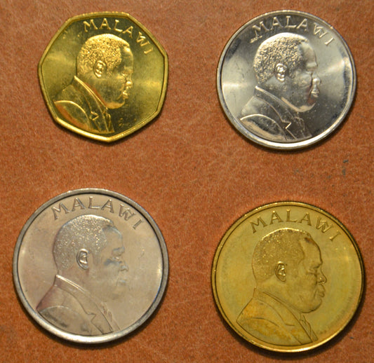 Malawi 4 mince 1995-1996 (UNC)