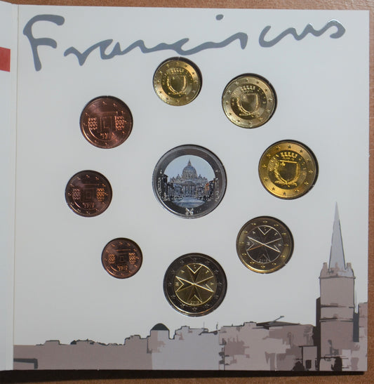 Malta 2013 limitovaná sada mincí "František" (BU)