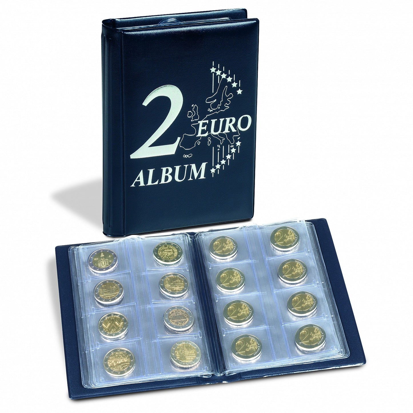 Malý album Leuchtturm na 48 mincí 2 Euro