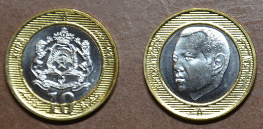 Maroko 10 Dirham - Mohammed VI. 2002 (UNC)