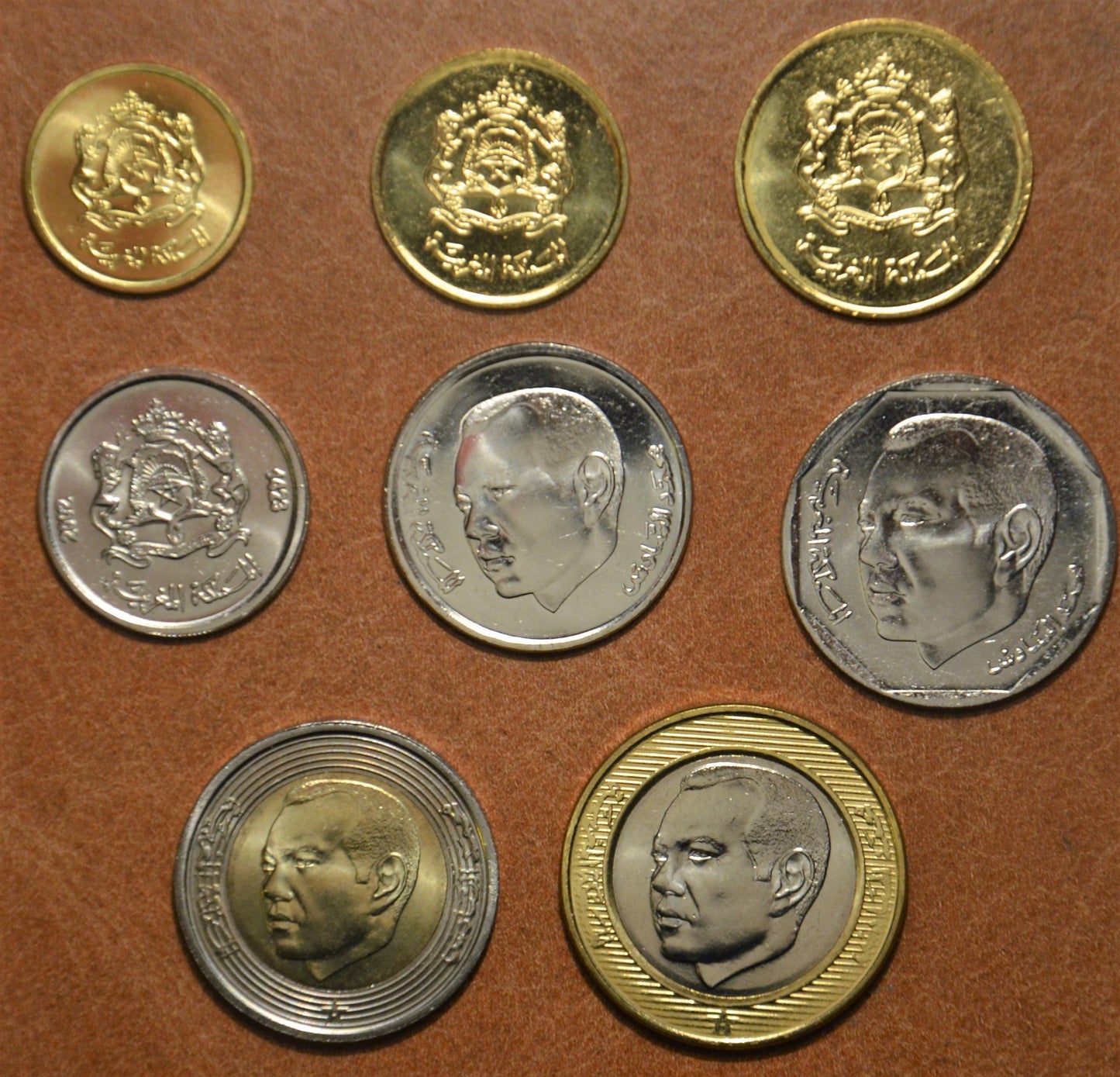 Maroko 8 mincí 2002 (UNC)