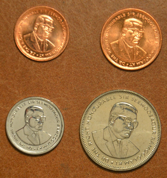 Maurícius  4 mince 1987-1994 (UNC)