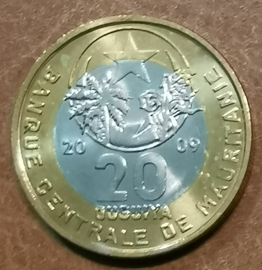 Mauritánia 20 Ouguiya 2009 (UNC)