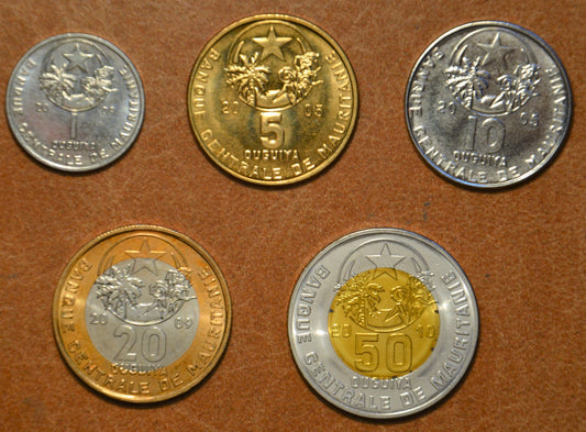 Mauritánia 5 mincí 2003-2010 (UNC)